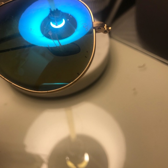 Ray Ban Aviator Blue Flash Lenses - Picture 4 of 6